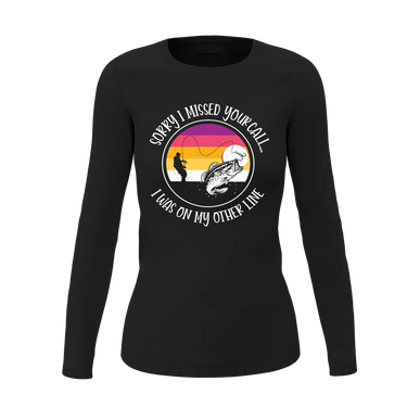 I Was On Another Line Women Long Sleeve Shirt